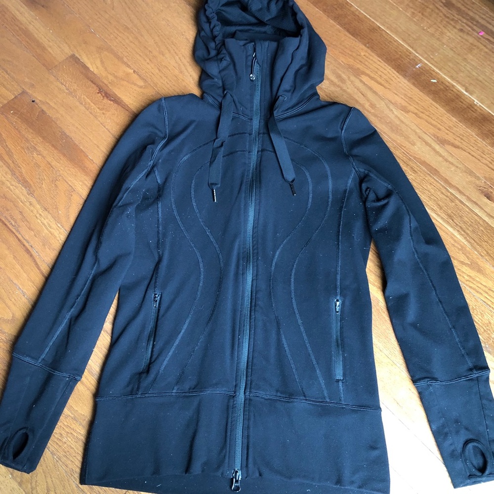 Lululemon black full zip hoodie